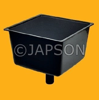 Sink, Square, Polypropylene Plastic Black for Pharma & Lab Sink, Square, Polypropylene Plastic Black for Pharma & Lab